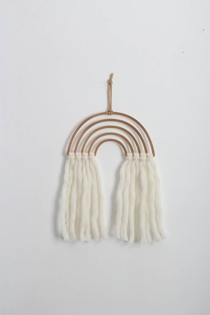 Rare Bird Co. + Pauline Stanley Studio - Wholesale Wall Accent - Rainbow Wall Hanging0