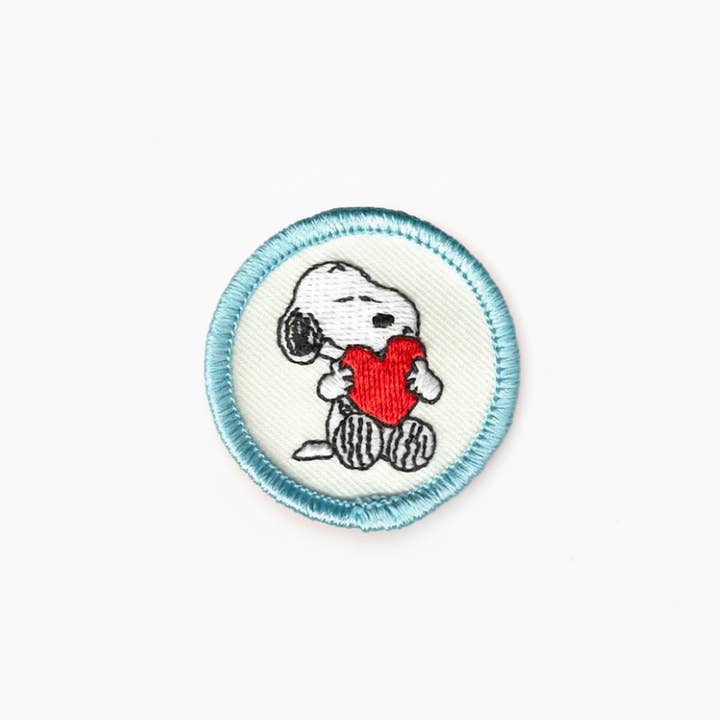 Snoopy “Love” Iron-On Embroidered Patch – PeanutsxTitlee for wholesale by Titlee