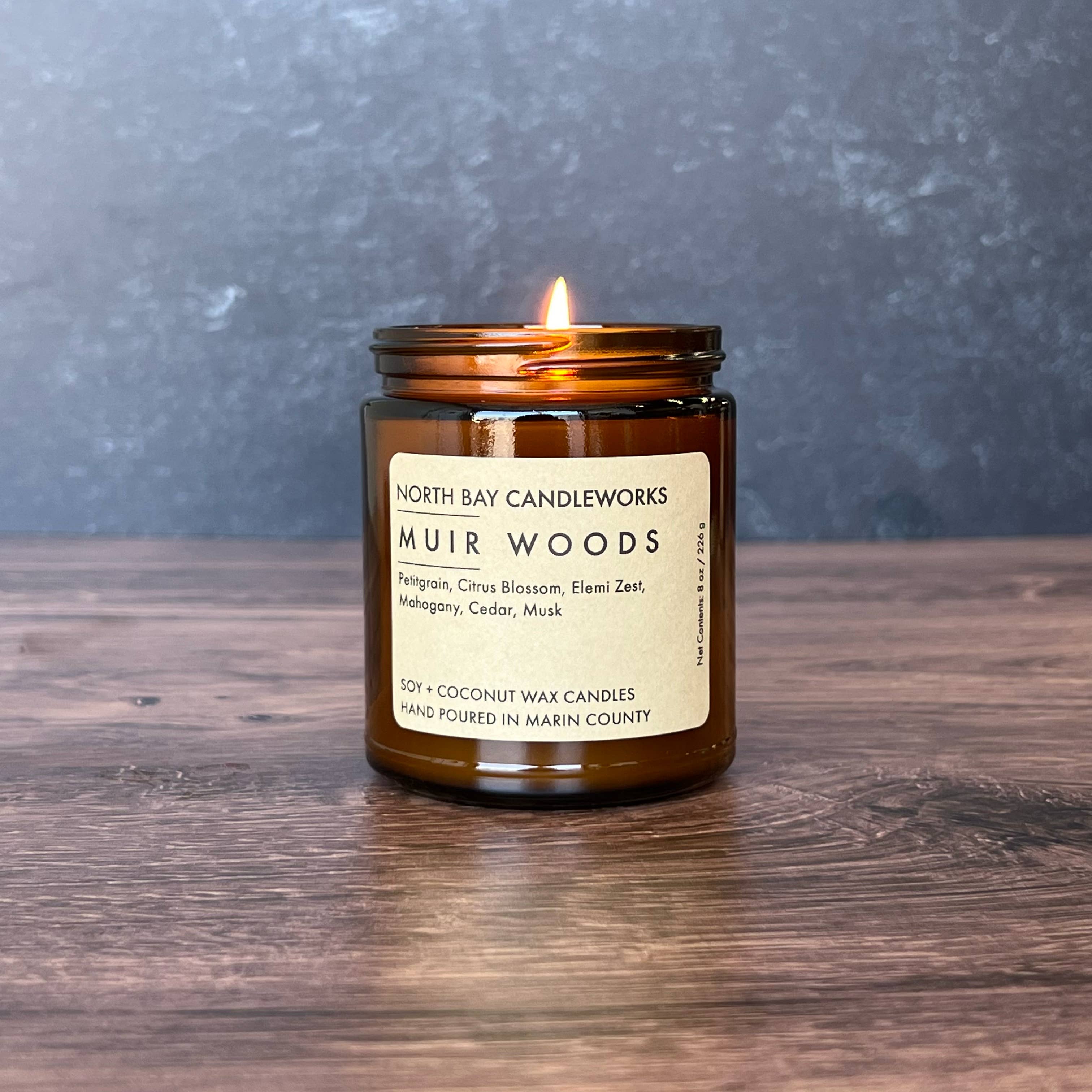North Bay Candleworks - Wholesale Jar/Filled Candle - Muir Woods (Standard Size, 8 oz)