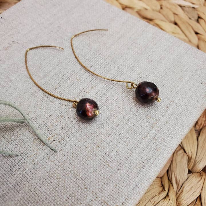 Boucles d'oreilles Perla pour la vente par MAJ