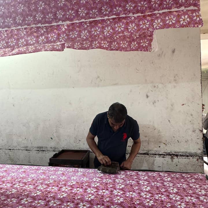 Annahmol - Wholesale Quilt - Kids & Baby - Wood Block Print Reversible Cotton Baby Blanket39