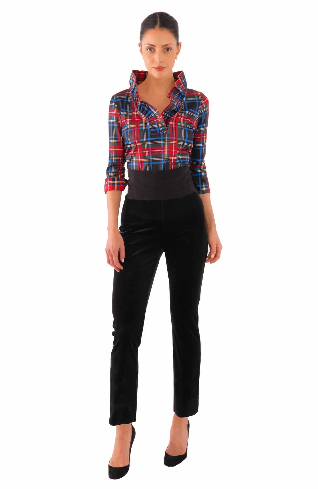 Gretchen Scott LLC - Vente Pantalon – femme - Pantalon GripeLess - Velours Soyeux3