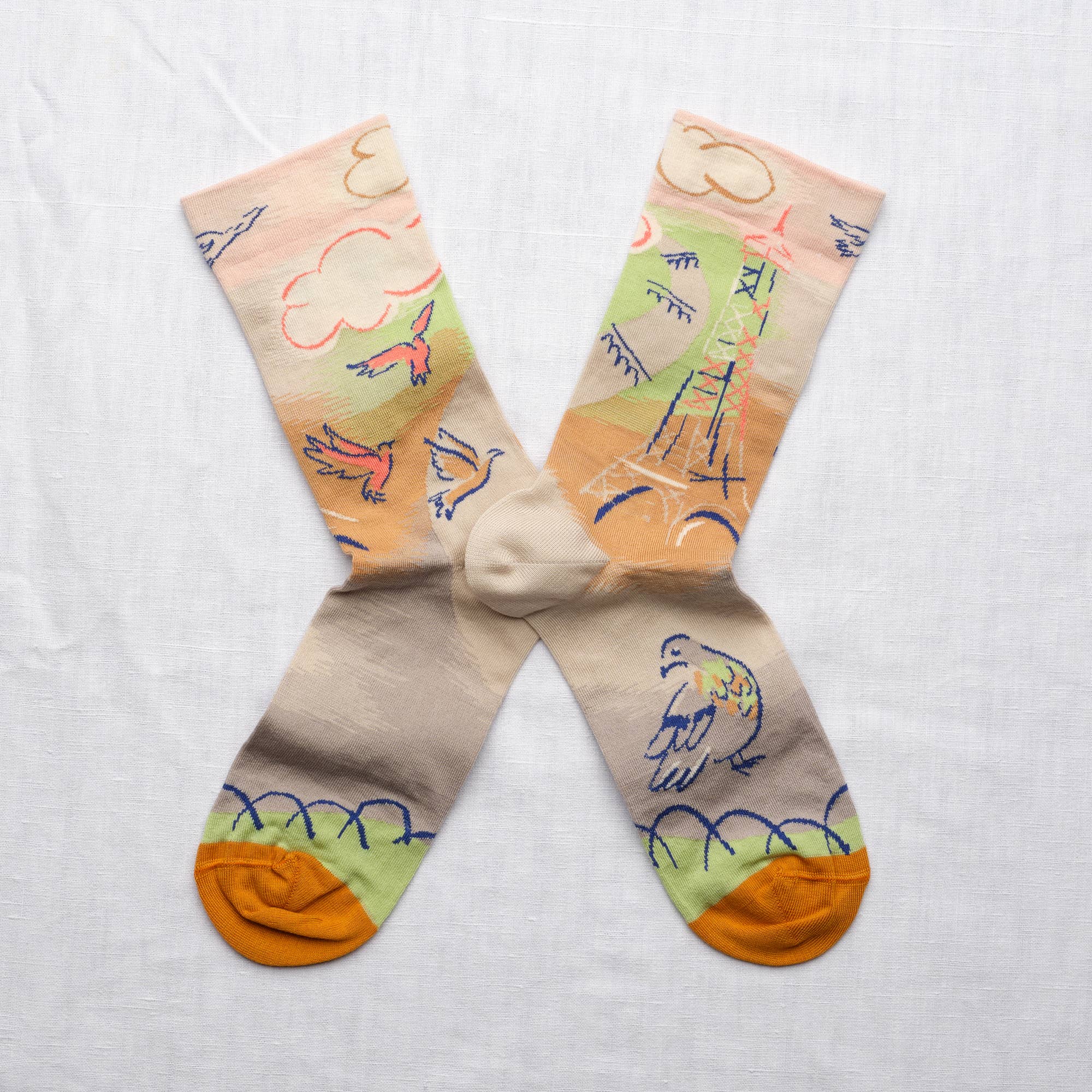 Bonne Maison - Wholesale Socks - Unisex - Book Paris Eiffel Tower1
