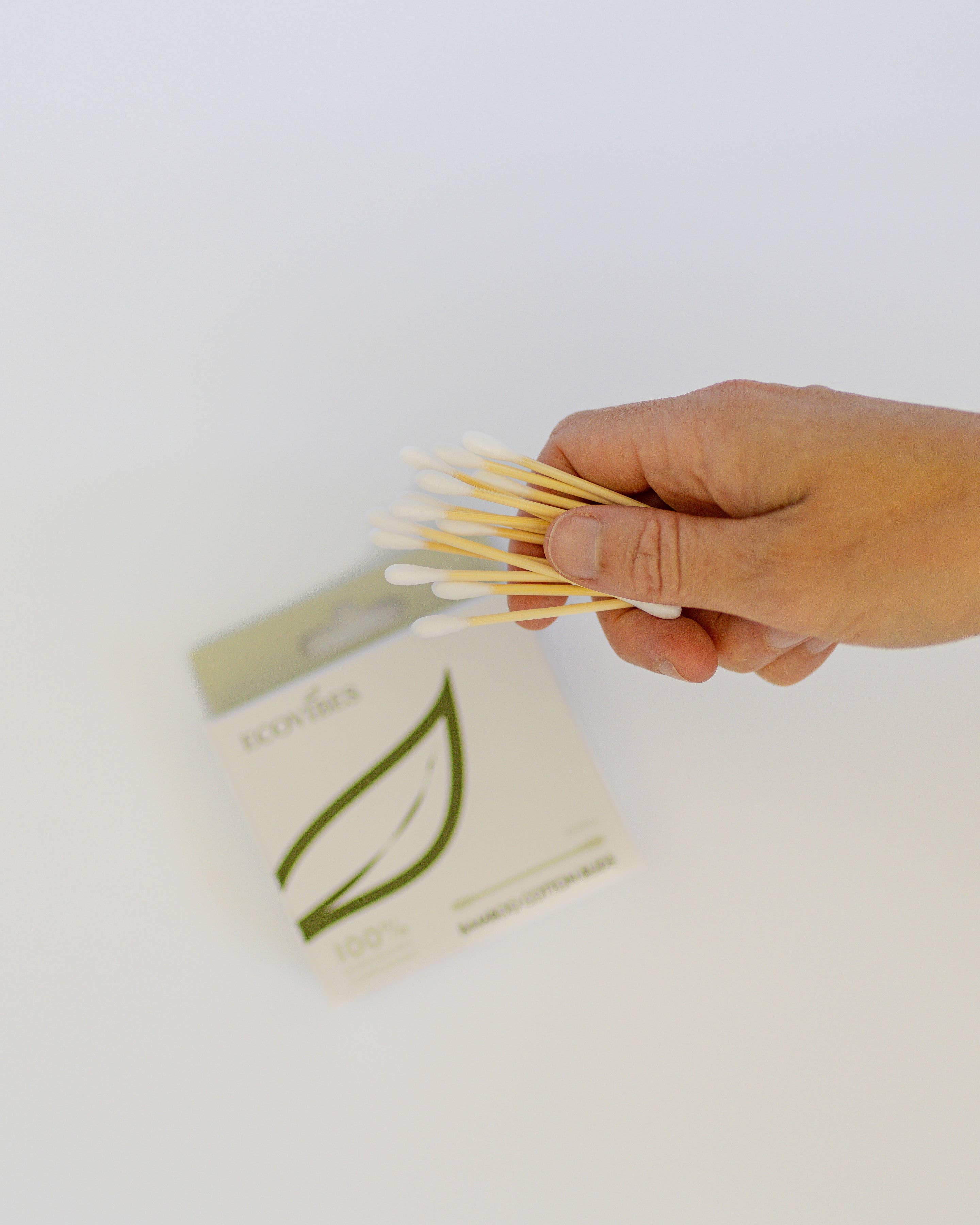 Ecovibes Australia - Wholesale Cotton Swab/Q-Tip - Bamboo Cotton Ear Swabs1