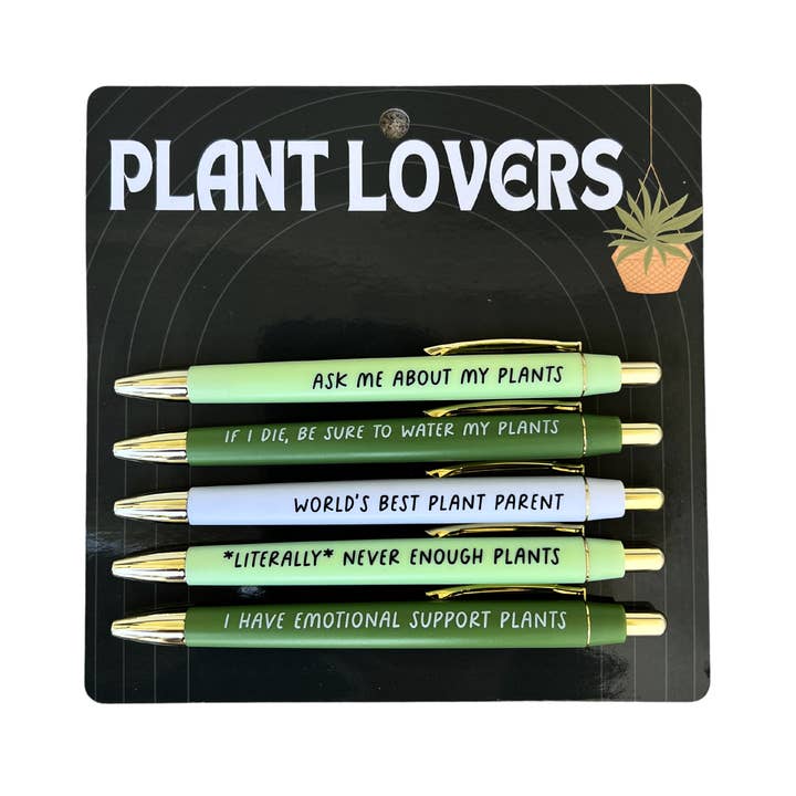 Plant Lovers Pen Set (funny, pens, friend, mothers day) for wholesale by FUN CLUB