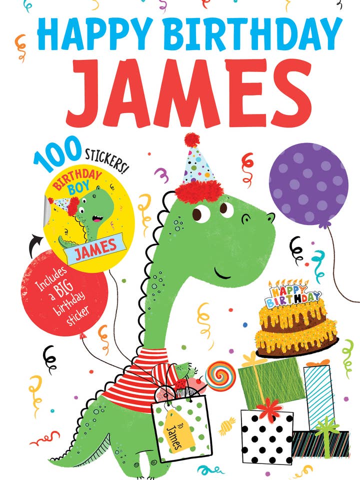 Happy Birthday James for wholesale by Sourcebooks