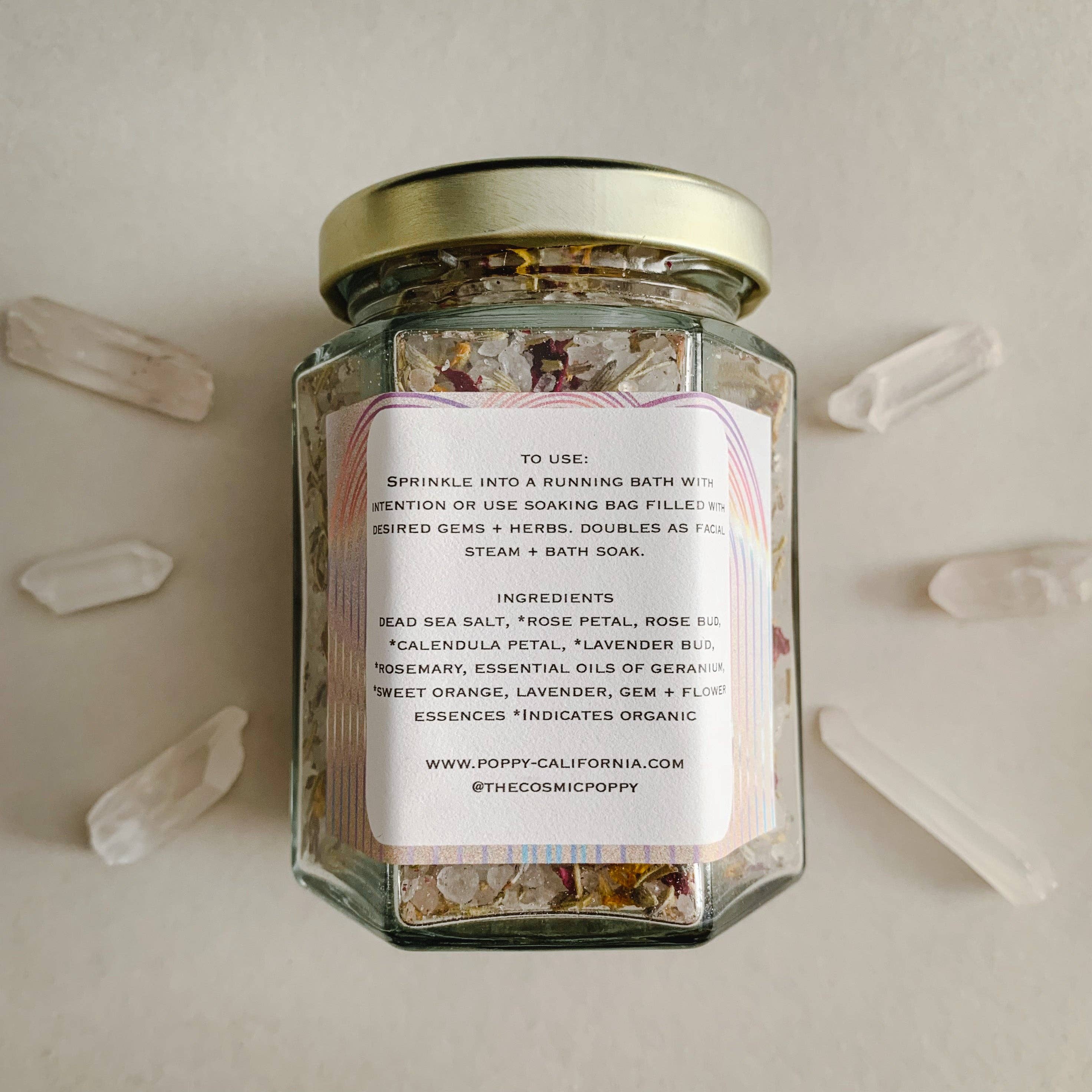 Poppy California - Wholesale Bath Salts - Loving Flower Bath Salt Jar2