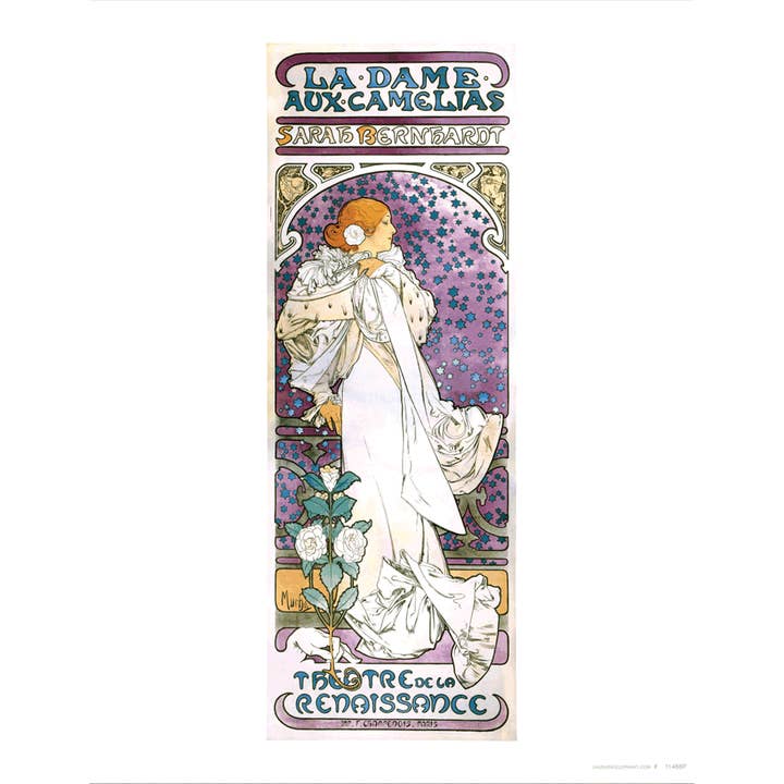 Laughing Elephant - Wholesale Art Print - The Lady of the Camellias - Alphonse Mucha Art Print1