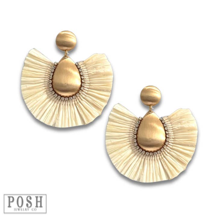 Raffia fan earring and other Purchase Wholesale raffia fans. Free Returns & Net 60 Terms on Faire trending on Faire.