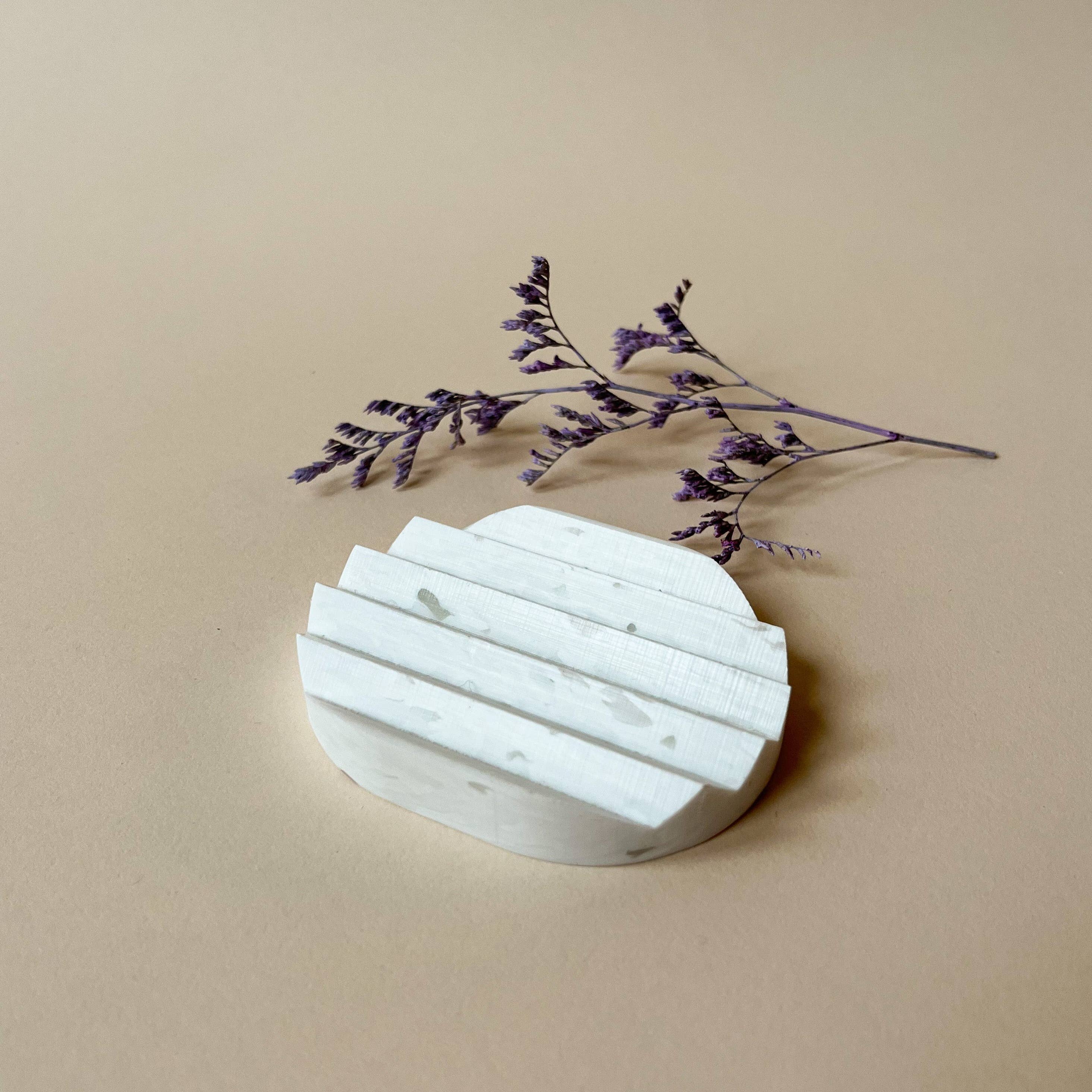 Madera Makers - Venta al por mayor Platitos para jabón de baño - Jabonera ovalada reciclada3