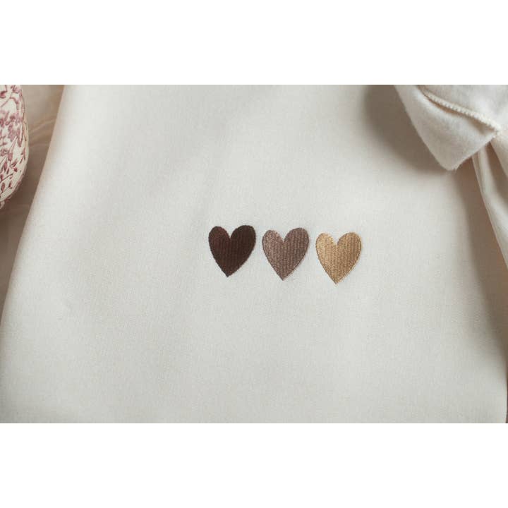 Nunu's Studio - Wholesale Sweatshirt - Women's - Embroidered Ombre Heart Sweatshirt for Women