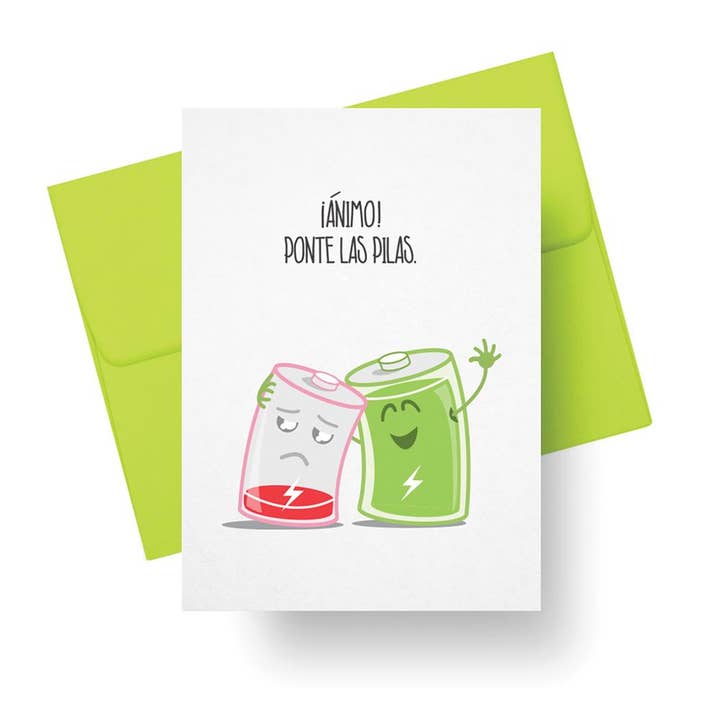 Paper Tacos® - Wholesale Encouragement Card - Ponte Las Pilas