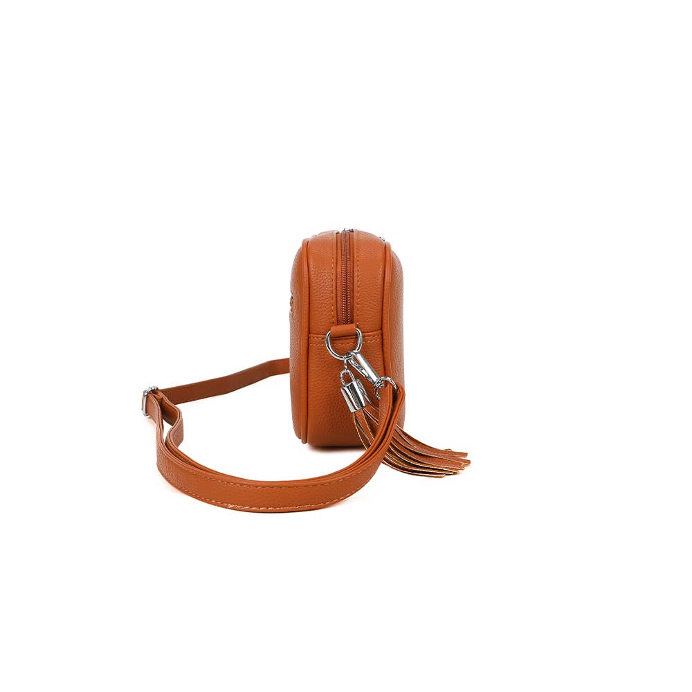 Strathurie – wholesale Crossbody bag – Women's – Strathurie Faux Leather Camera Style Bag S688# Black5