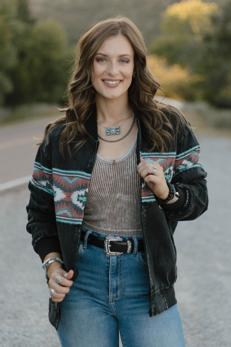 Sterling Kreek - Wholesale Bomber Jacket - Women's - Ninety's Vibes Bomber Jacket6