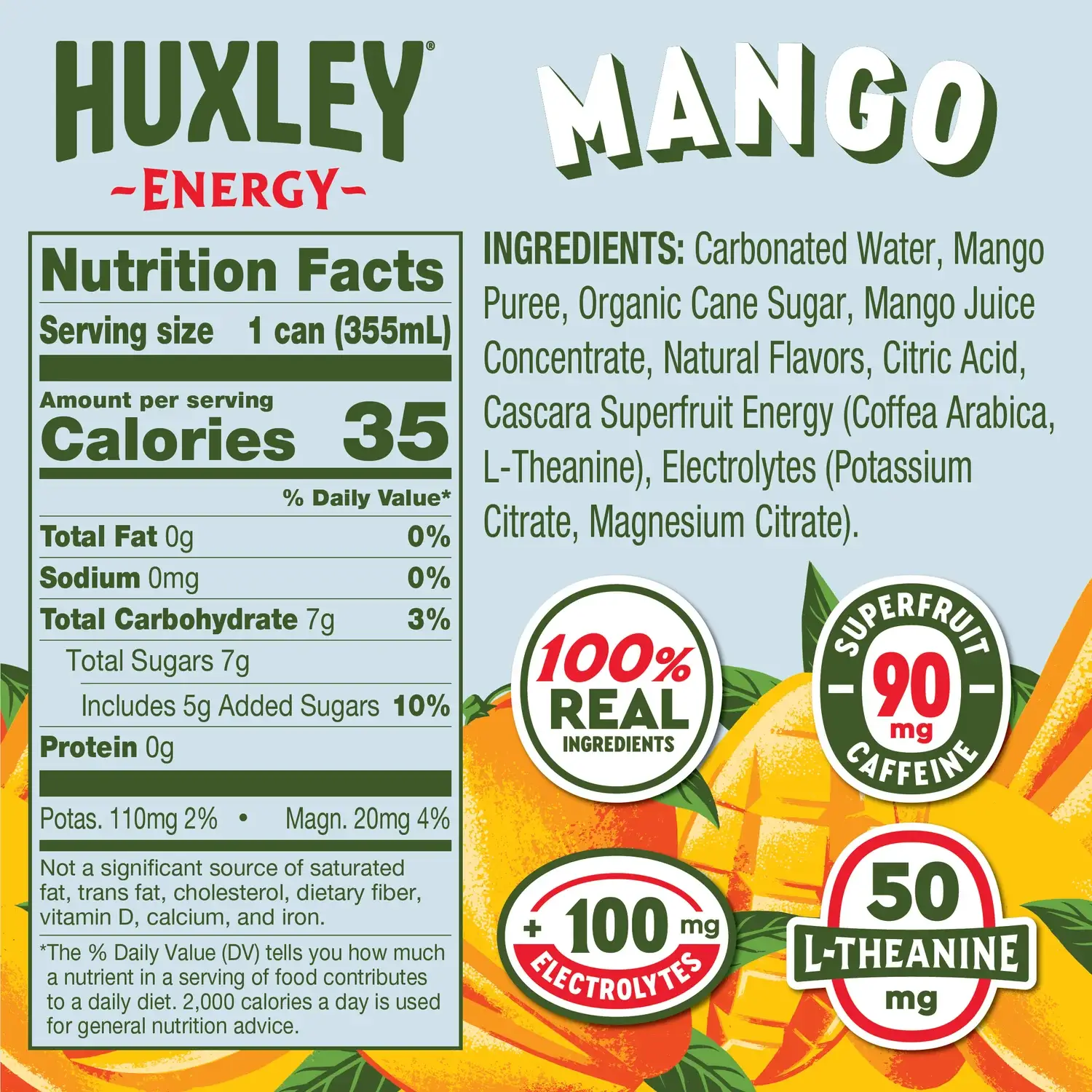 Huxley - Wholesale Sports/Energy Drink - Huxley Mango Superfruit Energy Drink1