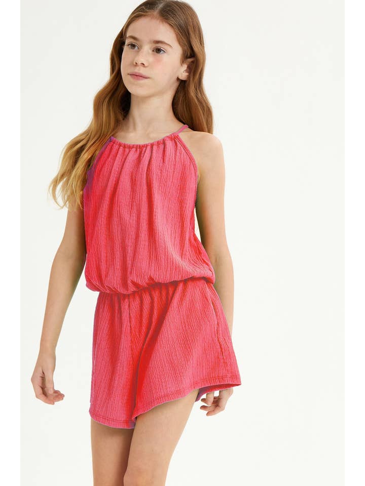 Good Girl – Engroshandel Romper - Børn – Selvbindende ærmeløs Skort Romper8