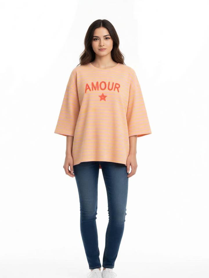 FELPA MANICA CORTA DONNA per la vendita all'ingrosso da parte di Kis 2