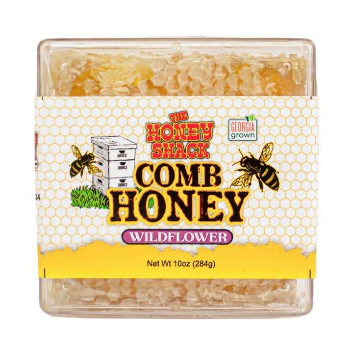 Wildflower Comb Honey 10 oz for wholesale by The Honey Shack