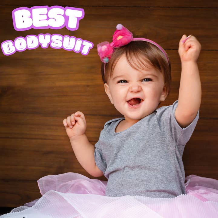 Laughing Giraffe - Vendita all'ingrosso Tutina (senza piedini) - Neonati - Body neonato unisex basic per ricamo fai-da-te2