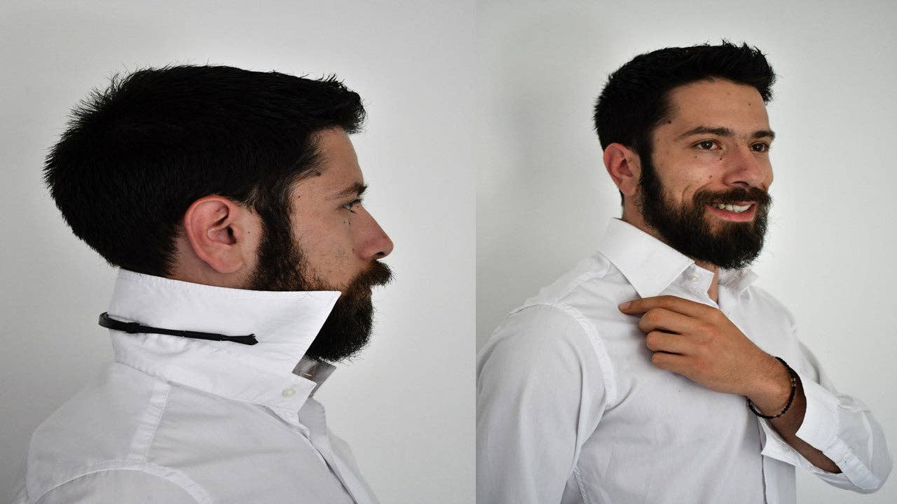 Jet Black Collar Stay 3 Pack for wholesale on Faire4