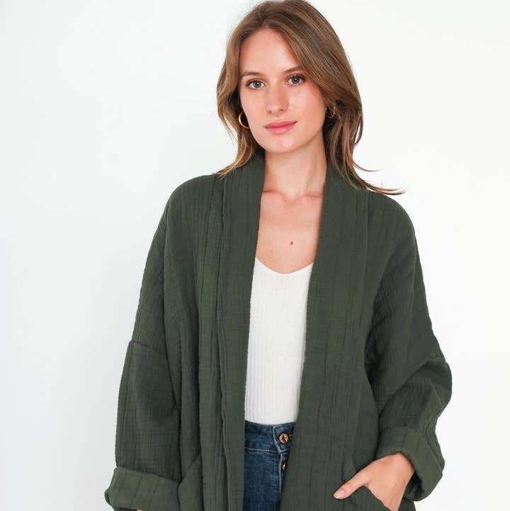 Mimi & Gogo – wholesale Jacket – Women's – Quilted Kimono-Style Jacket @5354_KimonoGaz12