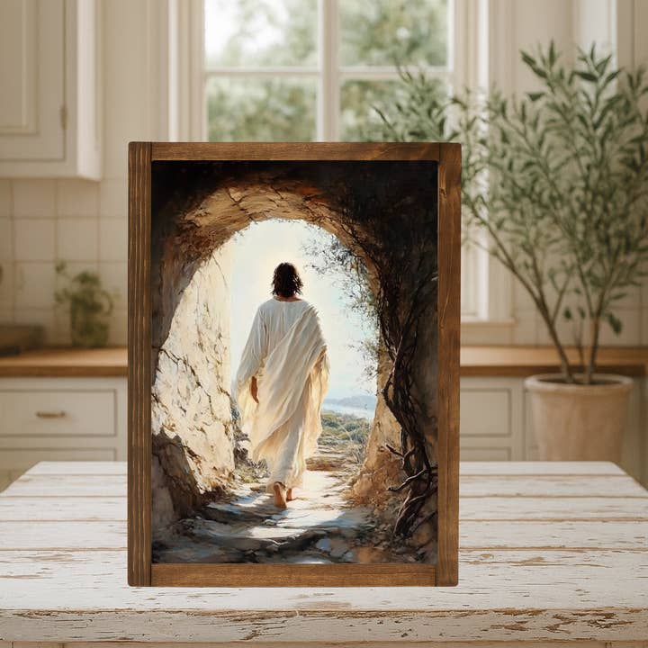 SP3496 - Stampa Incorniciata Tomba Vuota per la vendita all'ingrosso da parte di Buckeye Craft Co.