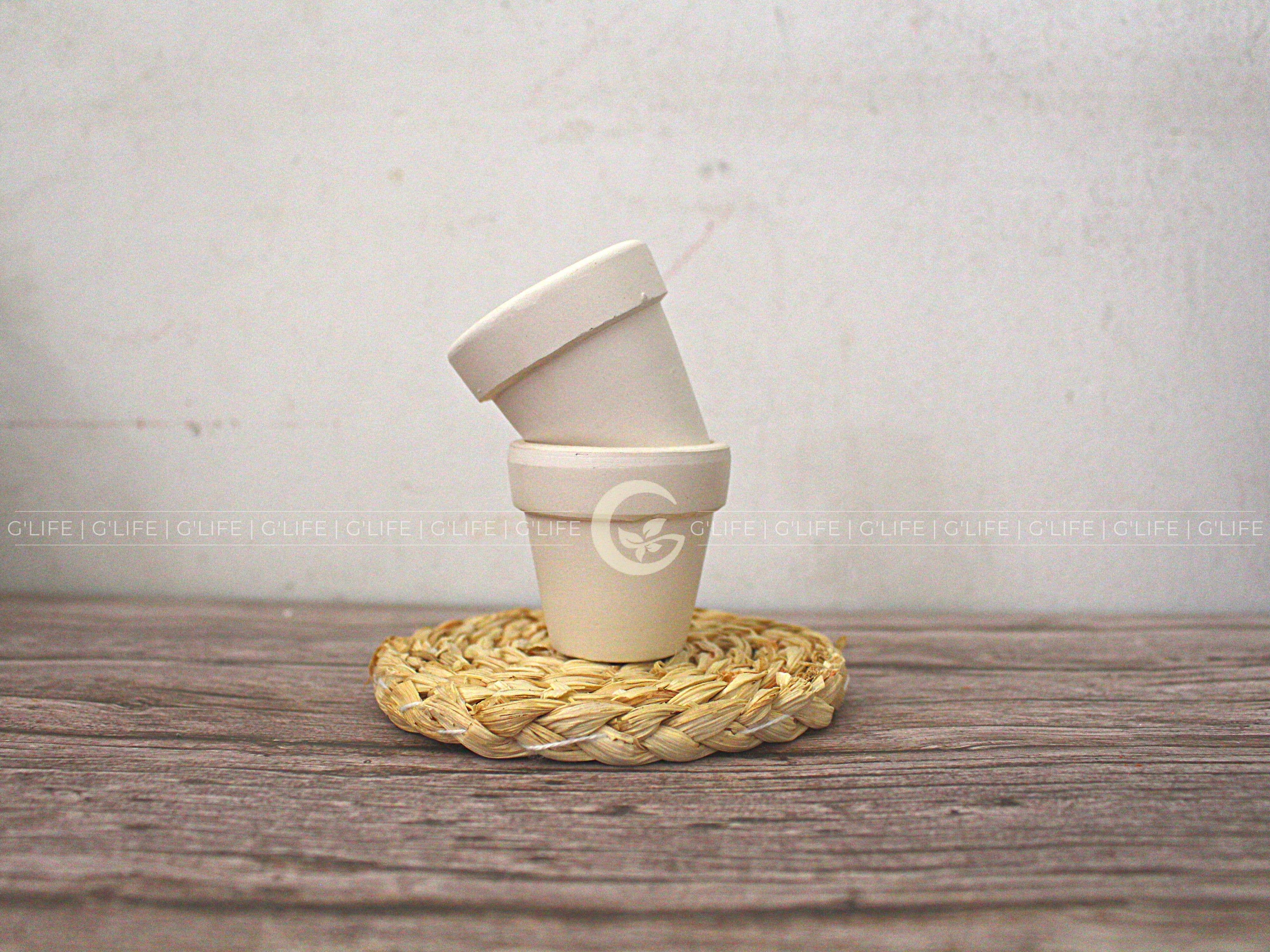 GLifee - Wholesale Plant Pot - 2" Tiny Terracotta Clay Plant Flower Pot - Drainage Hole20