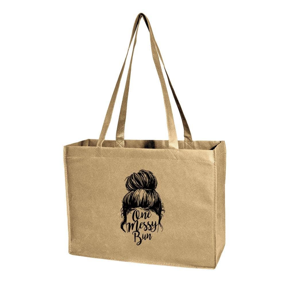 One Messy Bun - Wholesale Tote Bag - Women's - Boujee Tote4