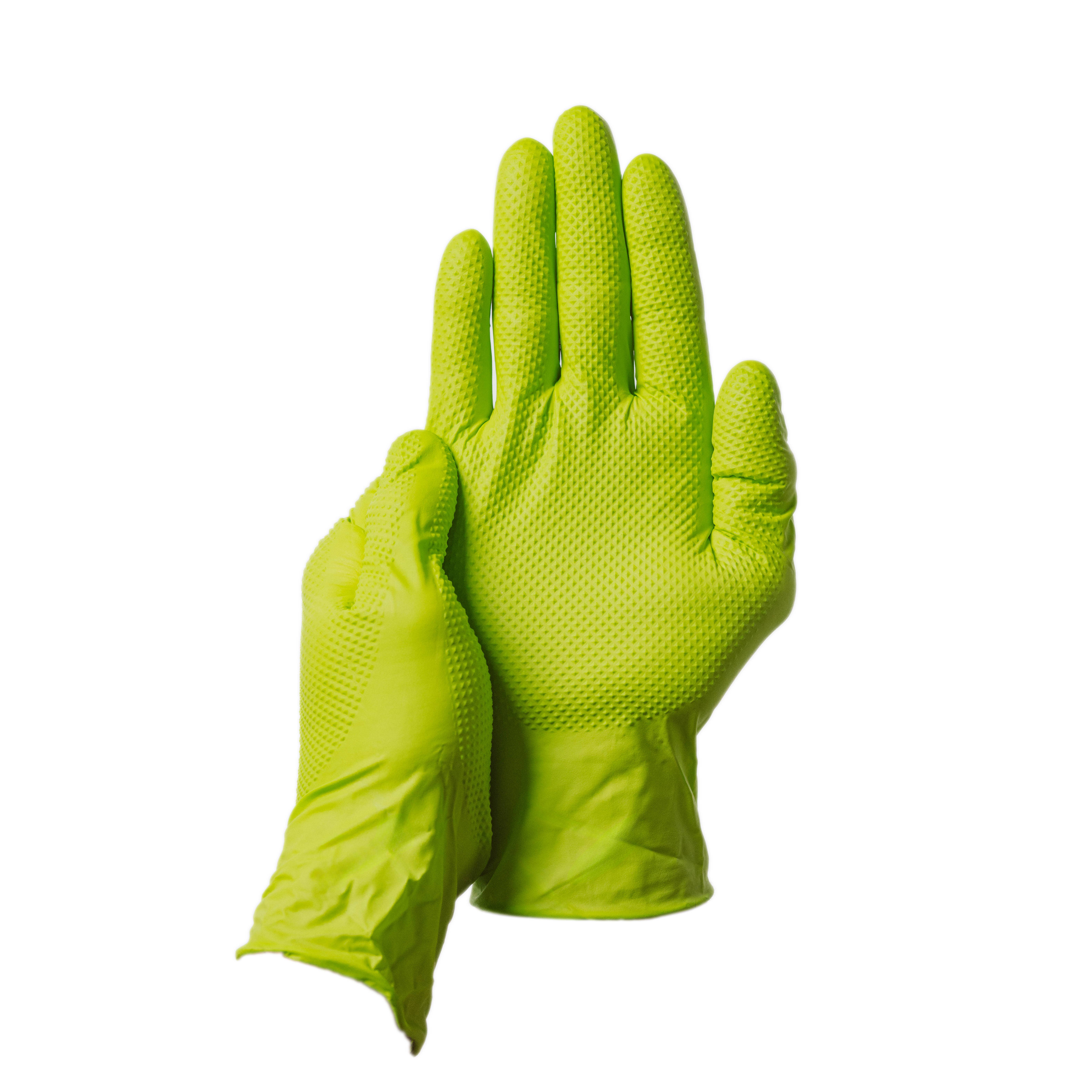 First Glove - Wholesale Cleaning Gloves - First Glove 8 Mil Green Nitrile Case of 1000/CT 6