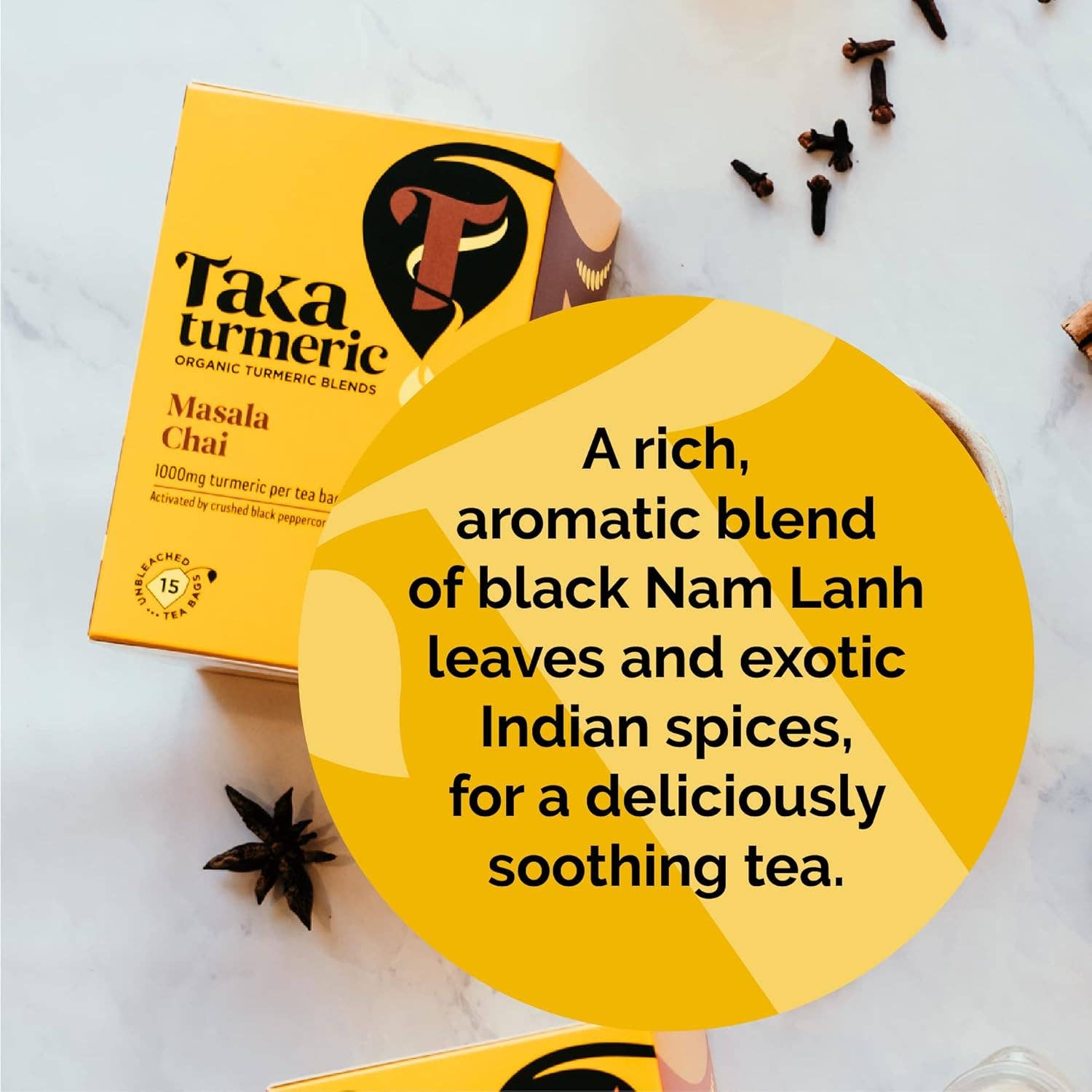 Nutra Brands – Engroshandel Sundheds-/detox-te – Økologisk Masala Chai | 15 tebreve5