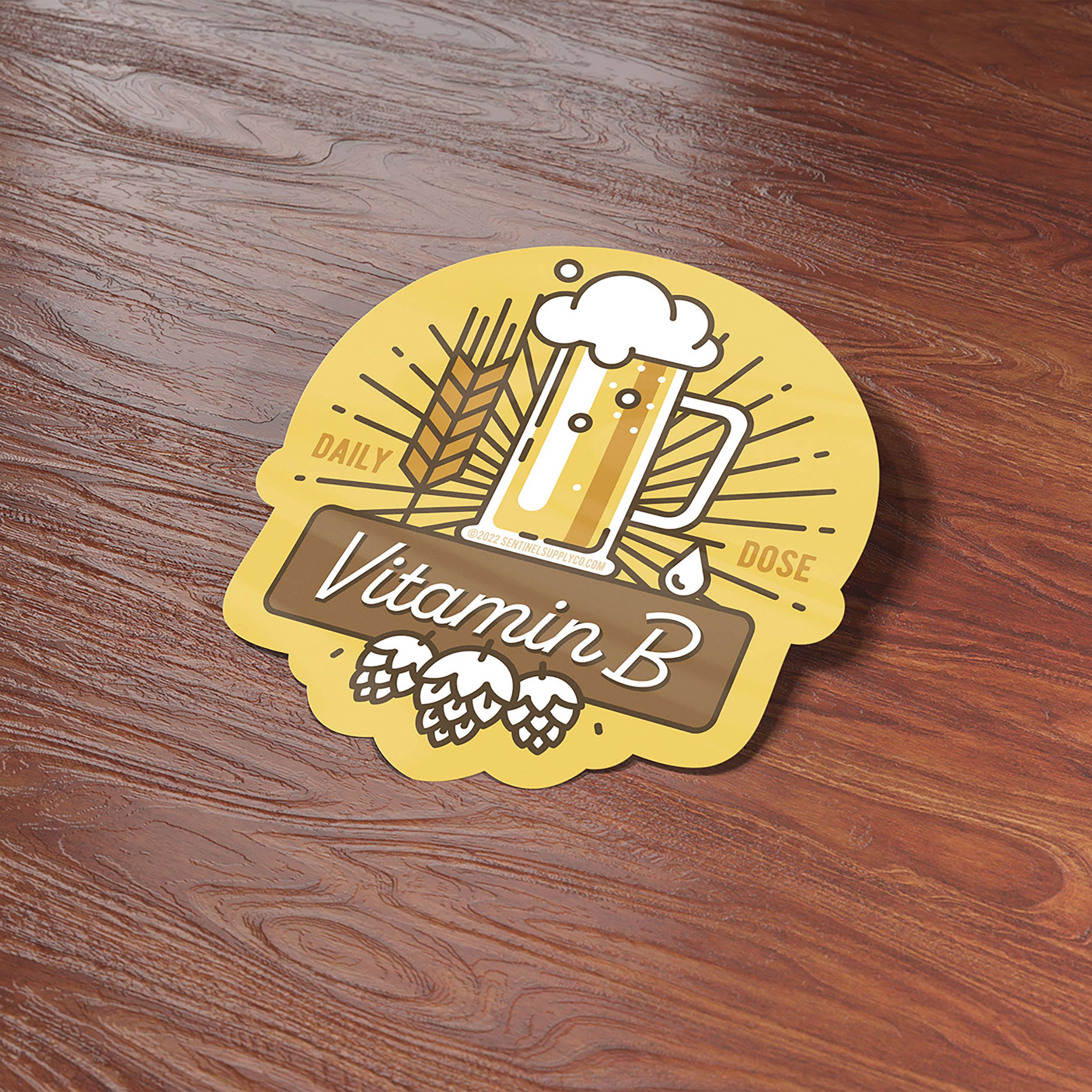 Sentinel Supply - Wholesale Sticker - Vitamin B Beer Sticker2