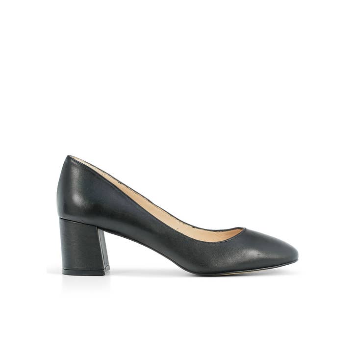 Elodie – Großhandel High Heels – Damen – SOPHIE SCHWARZE LEDERPUMPS