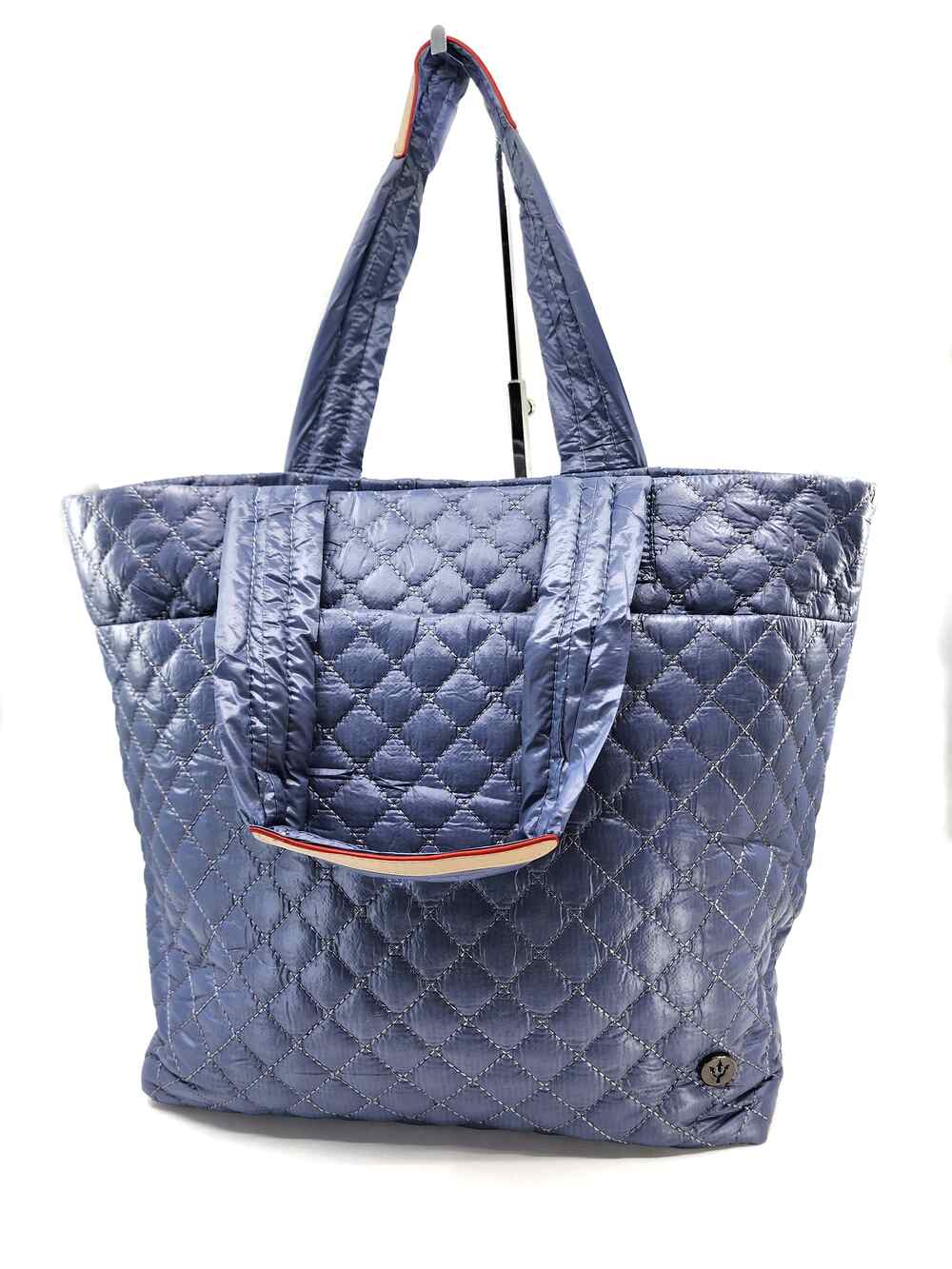 Hatzzi - Wholesale Tote Bag - Women's - Large Nylon Quilted Puffer Top Zip Tote8