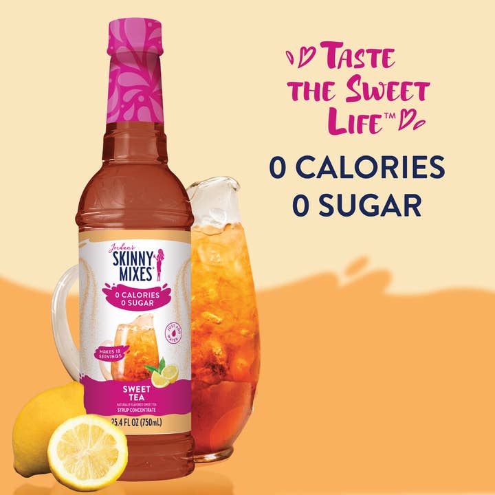 Jordan's Skinny Mixes - Wholesale Cocktail Mix/Syrup - Sugar Free Sweet Tea Syrup Concentrate