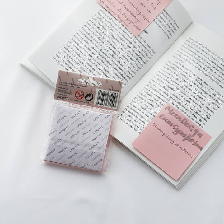 Ordinate - Wholesale Sticky Notes - Cotton Candy Palette Collection Sticky Notes 75mm/100 Sheets5