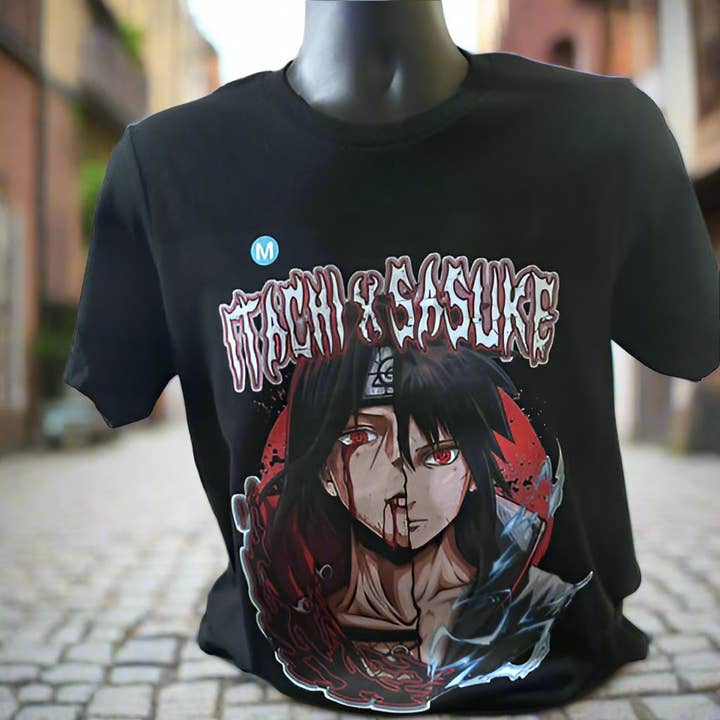 Maglietta Itachi X Sasuke per la vendita all'ingrosso da parte di Wise and Shine Designs