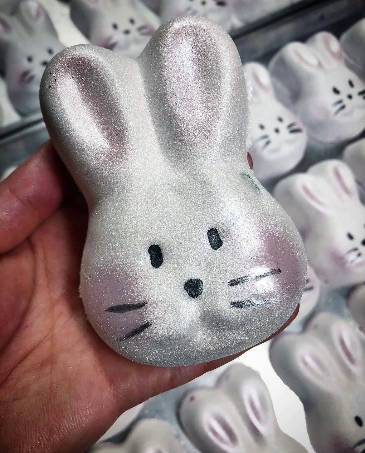 Boil & Bubble - Vente Bombe de bain/poudre effervescente pour le bain - Bombe de bain lapin de Pâques2