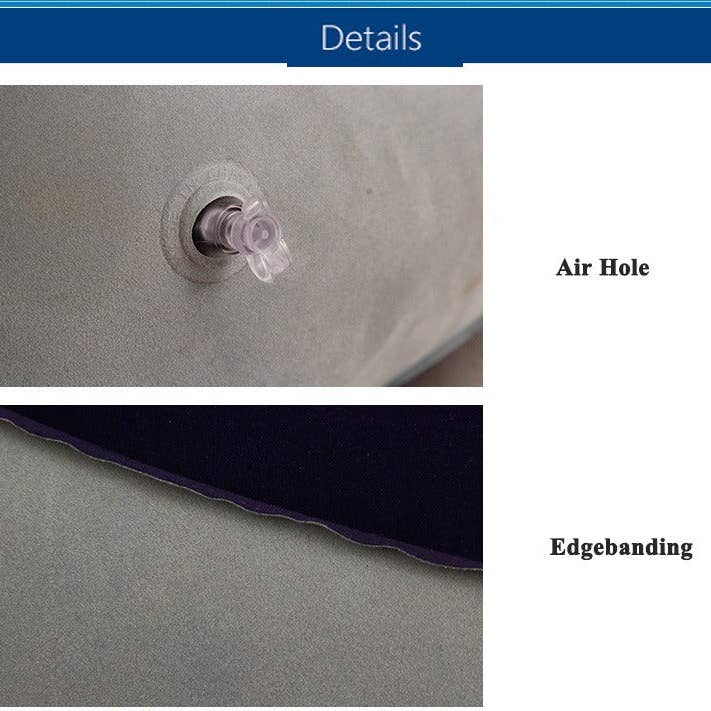 VIGOR – wholesale Lumbar pillow – Travel Soft Flocking Adults Inflatable Foot Rest Pillow(10 P1