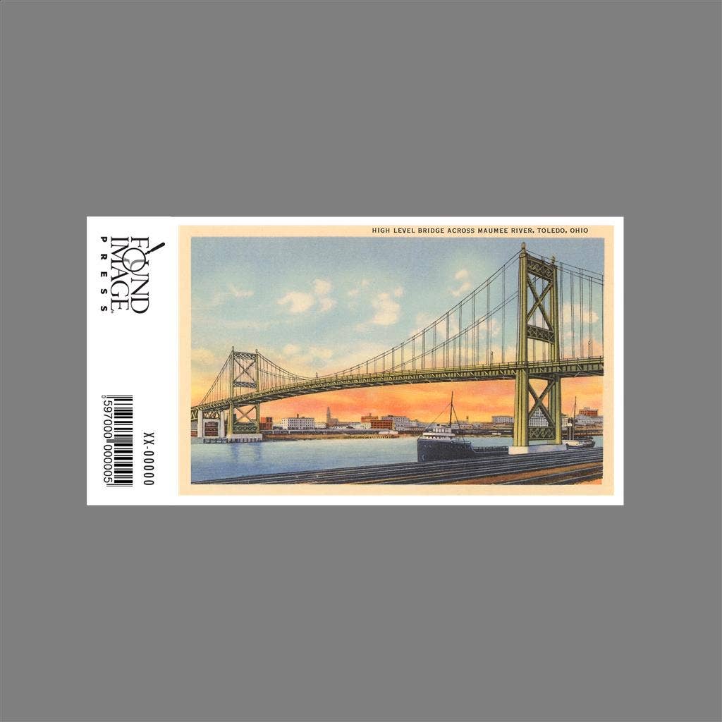 Found Image Press - Wholesale Sticker - Sticker OH-207 Bridge over Maumee River, Toledo1