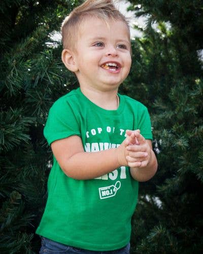NICKY + STELLA - Wholesale Screen Printed T-Shirt - Kids - Top of the nice list (infant/toddler)3
