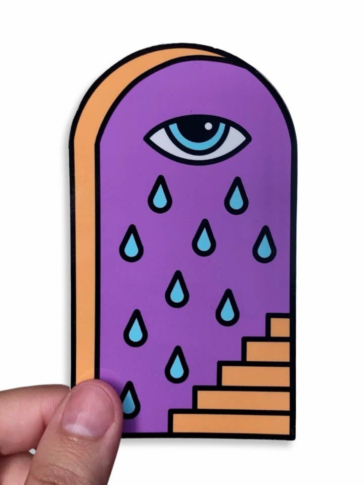 Crying Portal Sticker for wholesale by Tinta