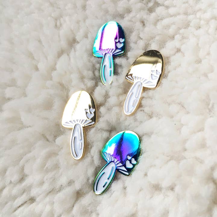 Mushroom Pin for wholesale by The Avera Boutique