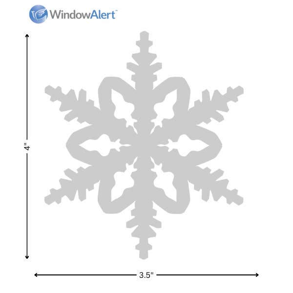 WindowAlert, Inc. - Wholesale Wall Decal/Stickers - WindowAlert Snowflake Decals5