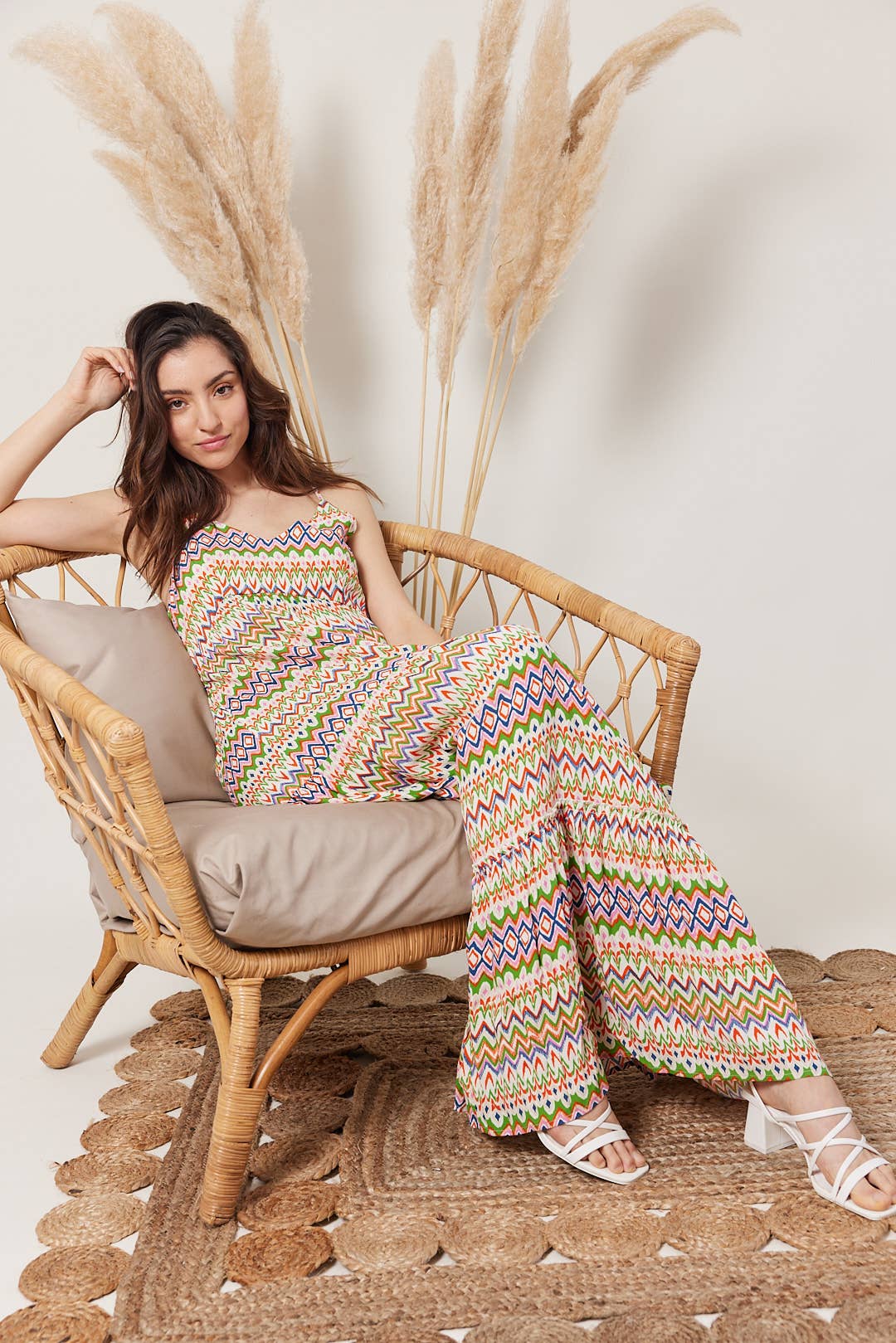 Escandelle Paris - Wholesale Dress - Women's - Strappy printed dress4