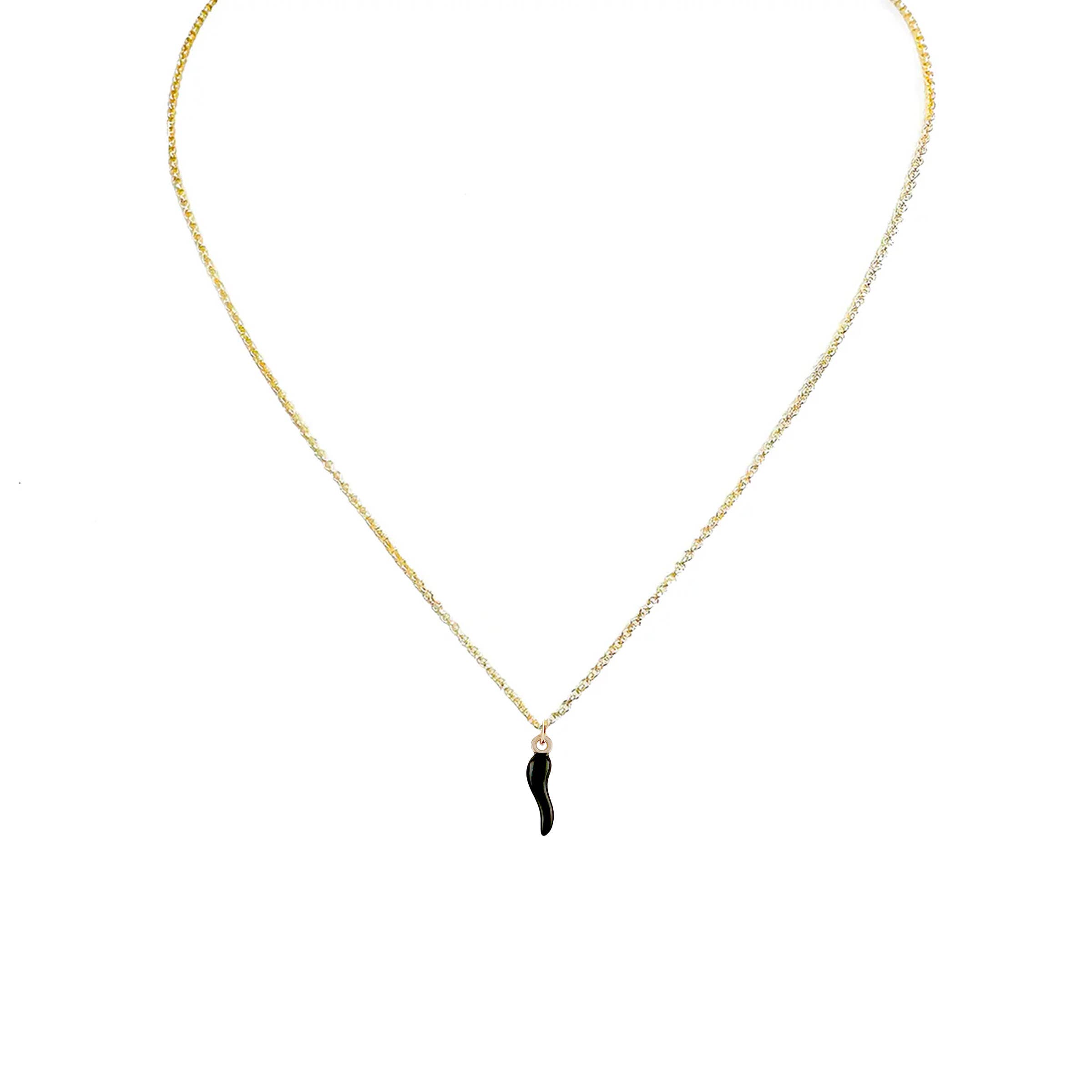 Love, Lisa - Wholesale Pendant/Charm Necklace - Lucia Italian Horn Cornicello Necklace1