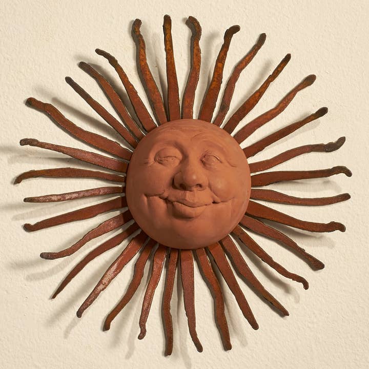 Little Wink Sun Face on Bent Ray for wholesale by Elizabeth Keith Designs