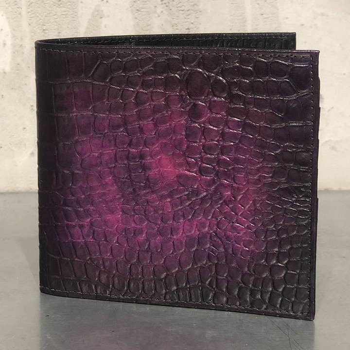 “8C” Croc Print Wallet for wholesale by JMLEGAZEL