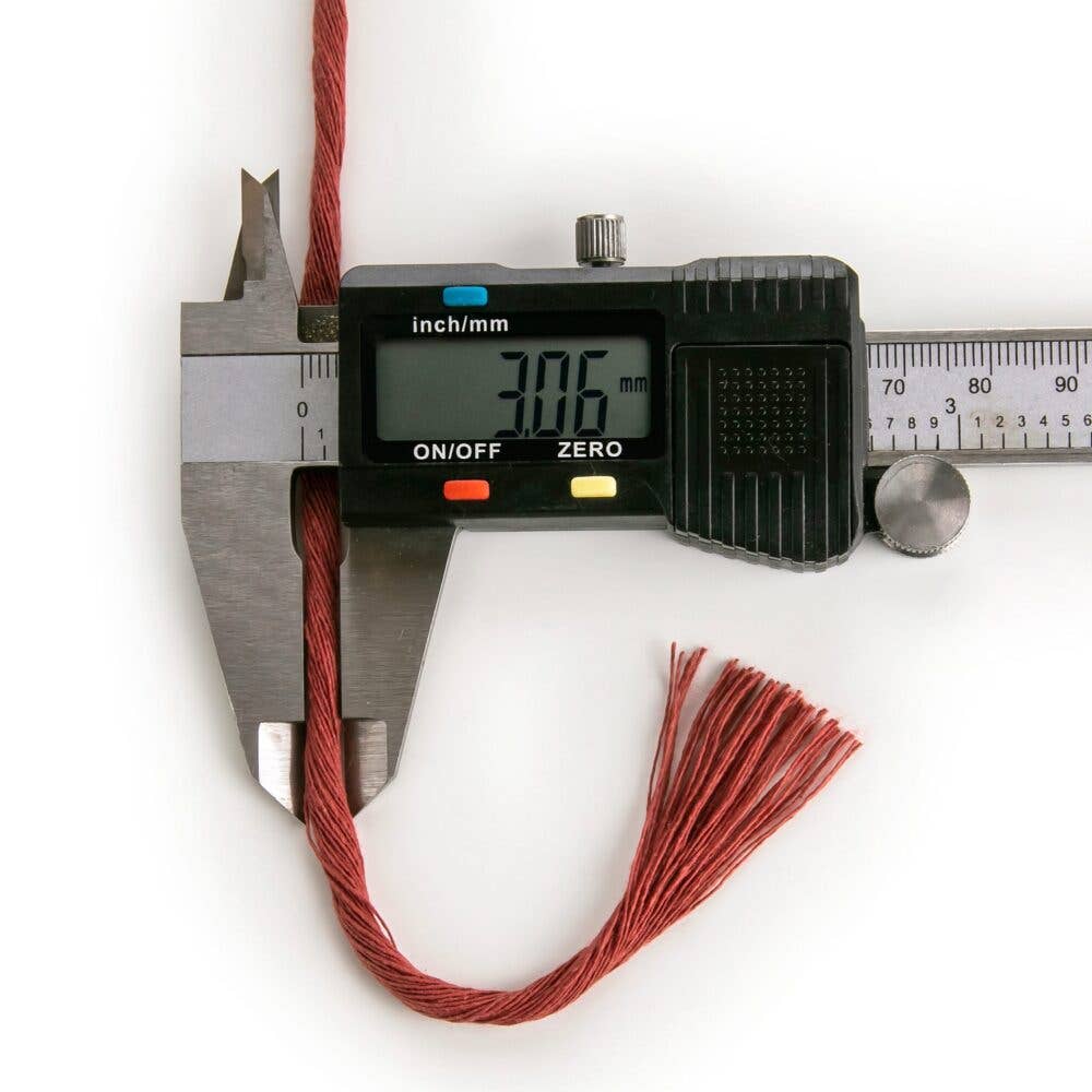 MB Cordas - Wholesale Cord - 3MM Single Twisted 500g Macrame Cotton Cord BORDO 140m Macrame String 1 PLY Craft Rope5