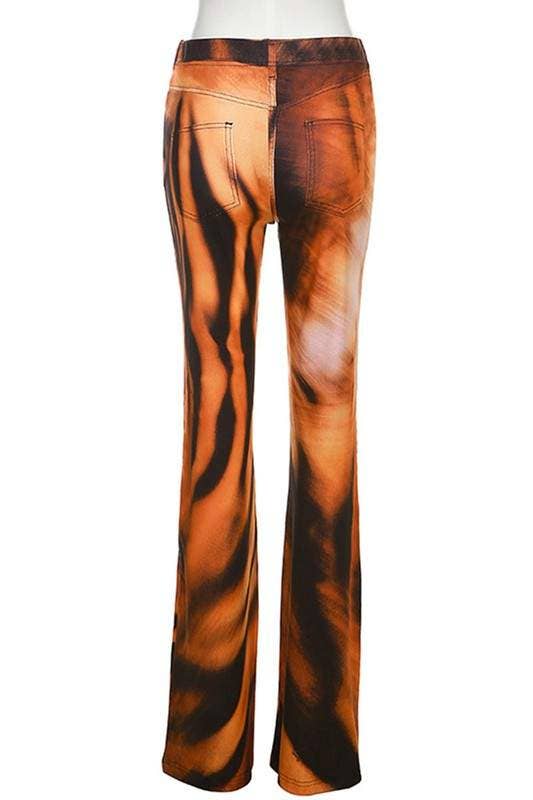BROWN tiger graphic long pants for wholesale on Faire3