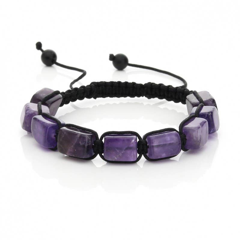 UniArt – wholesale Pärlarmband – Justerbart armband med naturliga chakrasstenar2